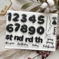 S E 0607? Digital Seal Balloon Birthday Transparent Crystal