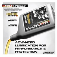 5w-50 Full Synthetic API SP engine oil minyak hitam performance Maxworks Works Engineering (1liter)