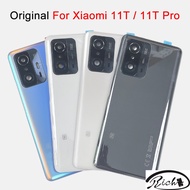 Original For Xiaomi 11T Pro Back Battery Glass Door For Mi 11t 5G Back Cover Replacement Rear Housin