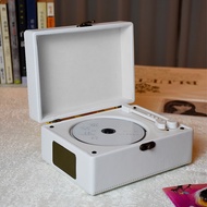 Yushun Retro Cd Player Music Album Bluetooth Speaker Player Vinyl Cd Disc Cd Audio Portable Rechargeable