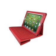 L30款 iPad4 藍芽鍵盤保護皮套(大紅)