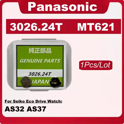 1 piece 3026.24T MT621 3026 24T 3026-24T Seiko Watch Kinetic Energy Rechargeable Battery capacitor f