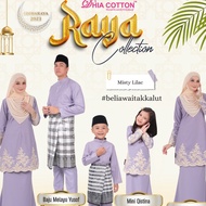 [2025] MISTY LILAC - Sedondon Family Baju Kurung Moden | Riau | Kurung Kids| Baju Melayu Cotton Osak