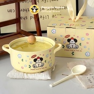[Penguin] cute ceramic bowl, cute ceramic bowl, cute rice bowl, birthday gift for women, gift for wo