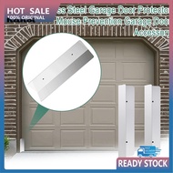 HAN_ Garage Door Seal Protector Garage Door Seal Wear Protector 2pcs Stainless Steel L-shaped Garage