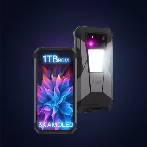 8849 Tank 4 Pro Unihertz 5G Rugged Projector Smartphone 36G 1TB Android 14 Sports Phone 11600mAh Dim