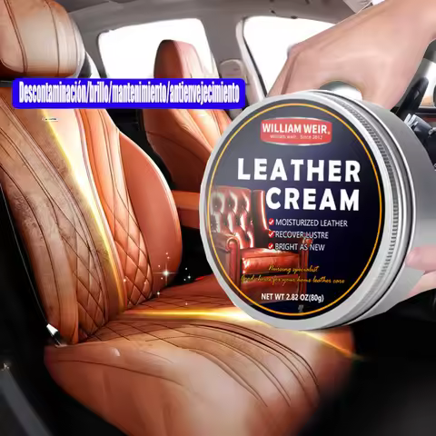Multifunctional Leather Care Maintenance Oil Cleaning Cream for Car Interior Leather Seat Sofa Bag S