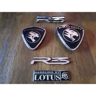Proton Satria Neo Mark R3 Emblem R3 (CUSTOM) Emblem Handling Logo Proton (ORIGINAL)