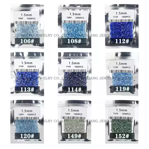 Green Spinel Gemstone Synthetic Spinel Small Size Blue Green Gemstone Round Brilliant Cut Gems For J