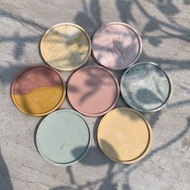 Round Coaster | Coaster | Base Base | Photo Props | Aesthetic Decoration Coastray 10x10x1.5 cm