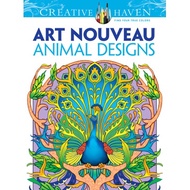 Art // Creative Haven Coloring Books - Art Nouveau Animal Designs
