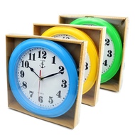 Telecorsa นาฬิกาแขวน ทรงกลม นาฬิกาแขวนผนัง  นาฬิกาแขวน ขนาด 10.5 นิ้ว คละสี รุ่น wall-hanging-clock-05d-Boss-p