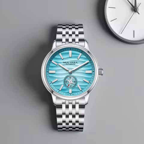 Seagull Natural Series 39.5mm Men's Watch Automatic Mechanical Watches Luminous Stainless Steel Sapp