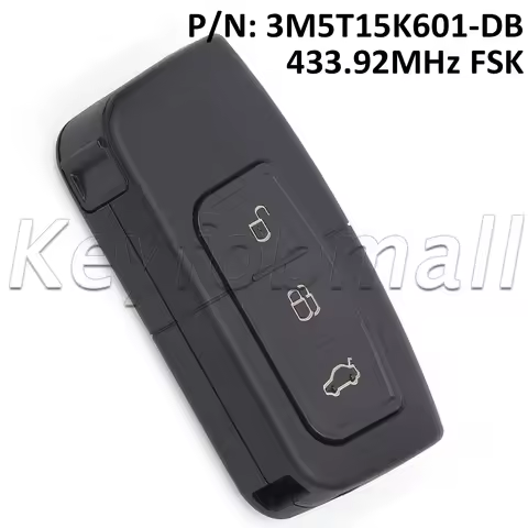 KEYECU 3M5T15K601-DC/DB 433.92MHz FSK for Ford C-Max Focus MK2 Kuga Mondeo Galaxy 2007 2008 2009 201