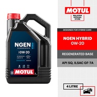 MOTUL NGEN HYBRID 0W16 | 0W20 4L API SQ Eco Designed Fuel Economy Engine Oil