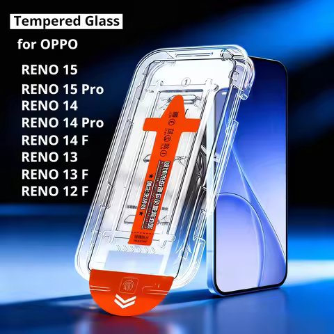 2-3PCS For OPPO Reno 15 Pro 14 14Pro 13 13F 12 F 14F 5G HD Tempered Glass Screen Protector Easy Inst
