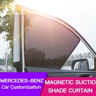 Car Sun Shade Sunshade for Mercedes-Benz W212 W213 GLA GLC GLB GLK GLE Magnetic Window Sunshade Curt