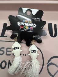 日本環球影城馬里奧Mario魷魚耳環