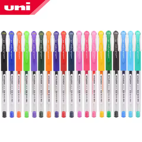 12 Pcs/Lot Mitsubishi Uni Um-151 Ball Signo Gel Ink Pen 0.38 mm Pens 20 color selection Writing Supp