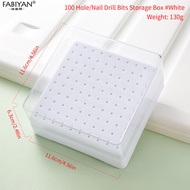 Nail Drill Bits Storage Display Box Nail Art Grinding Head Bit Holder Displaying Storage Box 30 Slot