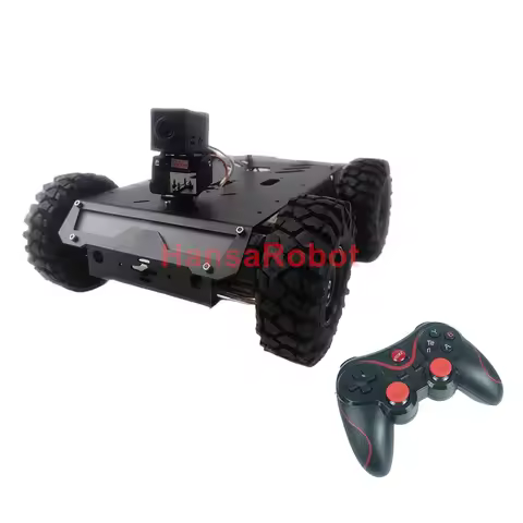 4G Wireless WiFi App RC Smart Video 4WD Robot Car Kit Off Road Obstacle Avoidance Car Mixly Graphica