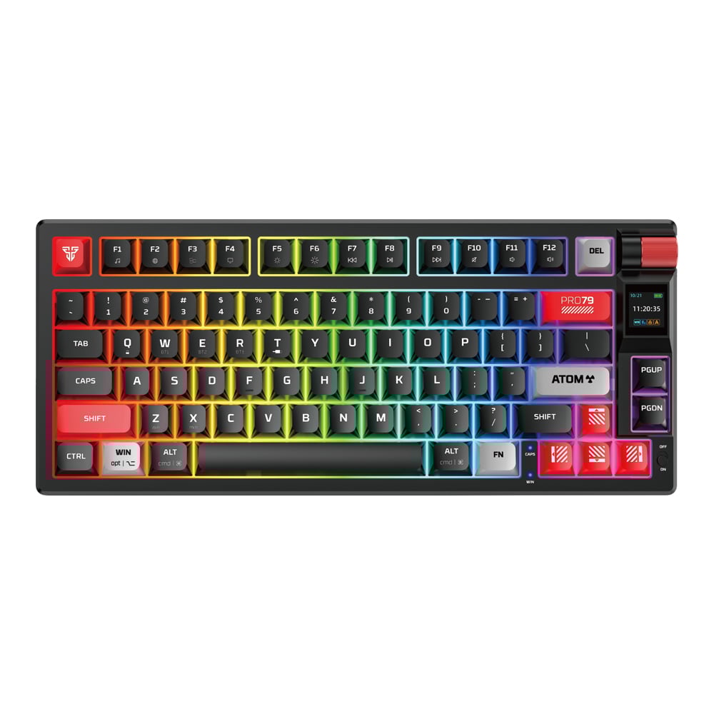 WIRELESS KEYBOARD (คีย์บอร์ดไร้สาย) FANTECH MK917 ATOM PRO79 (RED SWITCH / BLUE SWITCH RGB EN/TH)