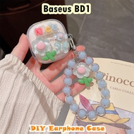 【Fast Shipment】For Baseus BD1 Case DIY Creative Cartoon Soft Silicone Earphone Case Casing Cover