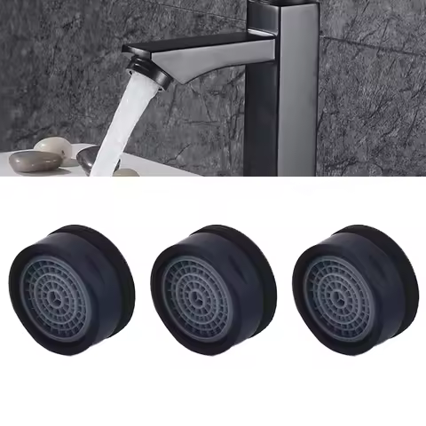 3pcs Water Saving Faucet Tap Aerator Water Flow Restrictor Regulator For M24 Male Thread Bathroom Fa