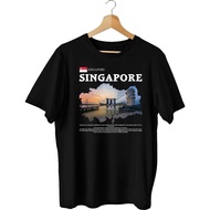 Singapore Oversize T-Shirt 🇸🇬 By2 Premium Distro | Men’s Travel Souvenir Tee | Holiday Casual Clothi