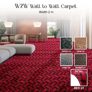W2W Carpet Width SKY RUG Carpet Meter 3 X 2 M Office Carpet, Hotel Carpet