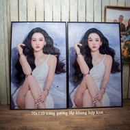 Alloy frame photo 30x45, 35x50 ultra HD, wedding photo, baby photo, family photo