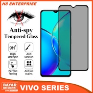 Tempered Glass Vivo Y03 Y17S Y27 Y27S Y35 Anti Scratch Anti SPY Premium