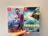 Nintendo Switch 遊戲 薩爾達傳說 王國之淚 Hello Neighbor 2 淨盒