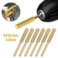 6Pcs/Set Mata Bor Pengasah Rantai Gergaji Grinding Head Kepala Mesin Penggiling Rantai Gergaji Listr