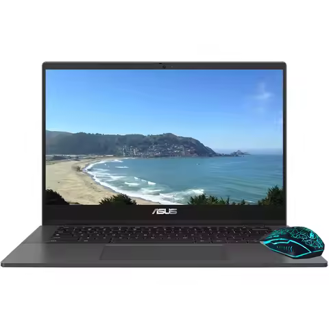 ASUS CM14 Chromebook, 14" FHD CM1402C Notebook, MediaTek Kompanio 520, 4GB RAM,64GB eMMC, Chrome OS,