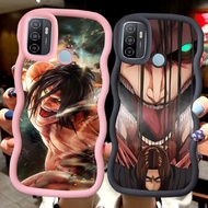 MERAH Z-59 Attack on Titan Red Black Pink Case Casing for OPPO A53S A11S A53 A33 Realme C75 C17
