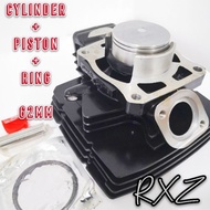 RACING CYLINDER BLOCK SET 62MM YAMAHA RXZ CYLINDER + PISTON + RING