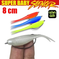 Umpan Softlure Super Baby Silencer Untuk Ikan Gabus Toman Wormhook BKK Soft Bait Plastic Bukan Ozmy