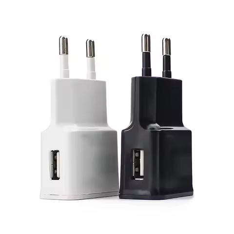 5V 2A Power Supply Adapter Universal USB Double USB Phone Charger AC DC 5V Power Adpater Charger EU