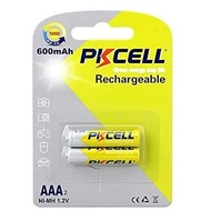 PKCELL 1.2V Ni-MH AA 1300mah/AAA 600mah Rechargeable Batteries  (2pcs card pack)/ 8 slot AA & AAA US