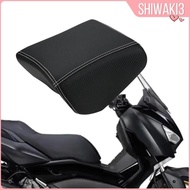 [Shiwaki3] Motorcycle Seat Cushion Long Rides Anti Slip Kids PU Leather Shock Absorbing Motorcycle Front Child Seat Cushion for Xmax300