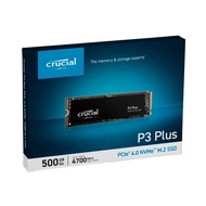 CRUCIAL P3 PLUS ( PCIe 4.0 Gen4 ) NVME M.2 SSD / STORAGE ( 500GB) / CT500P3PSSD8
