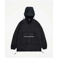 PUNISHMENT Parasite Jacket SHACKET Windbreaker - Men's Anorak Jacket Bone Black