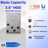 Basic Capacity 3.5" HDD - 1TB, 4TB, 8TB
