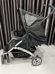 รถเข็นเด็กสามล้อ Zolo first สีดำ ของประเทศออสเตรเลีย (สินค้ามือสองญี่ปุ่น)