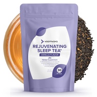 VoomVaya Rejuvenating Sleep Tea - Valerian Root Tea - Herbal Sleep Supplement for Menopause with Val
