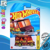 Hot Wheels Quick Bite Maroon Car Truck Food Fuego Fajitas