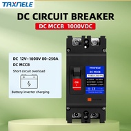 TAXNELE DC MCCB 2P 250A 600V 1000V DC Solar Molded Case Circuit Breaker Overload Protect Solar PV