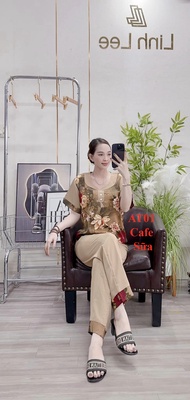 Đồ bộ trung niên mặc nhà cho bà cho mẹ chất LỤA mát mẻ thoải mái