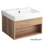 Woww สุดคุ้ม COTTO ตู้เก็บของใต้อ่างล้างหน้าแบบแขวนผนัง VIVA Series V00161 V00162 พร้อมอ่าง VIVA C01